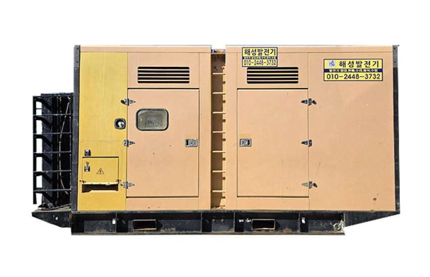 해성발전기 방음형 디젤 발전기 500kW 제품 사진